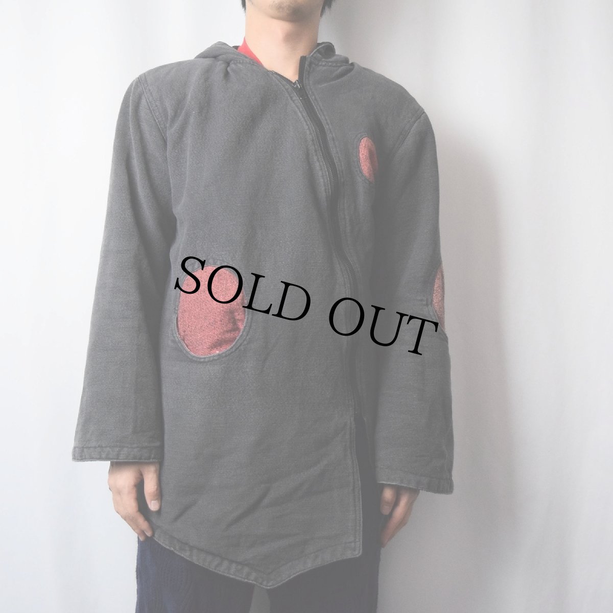 画像3: 裏フリース デザインジップパーカー (3)