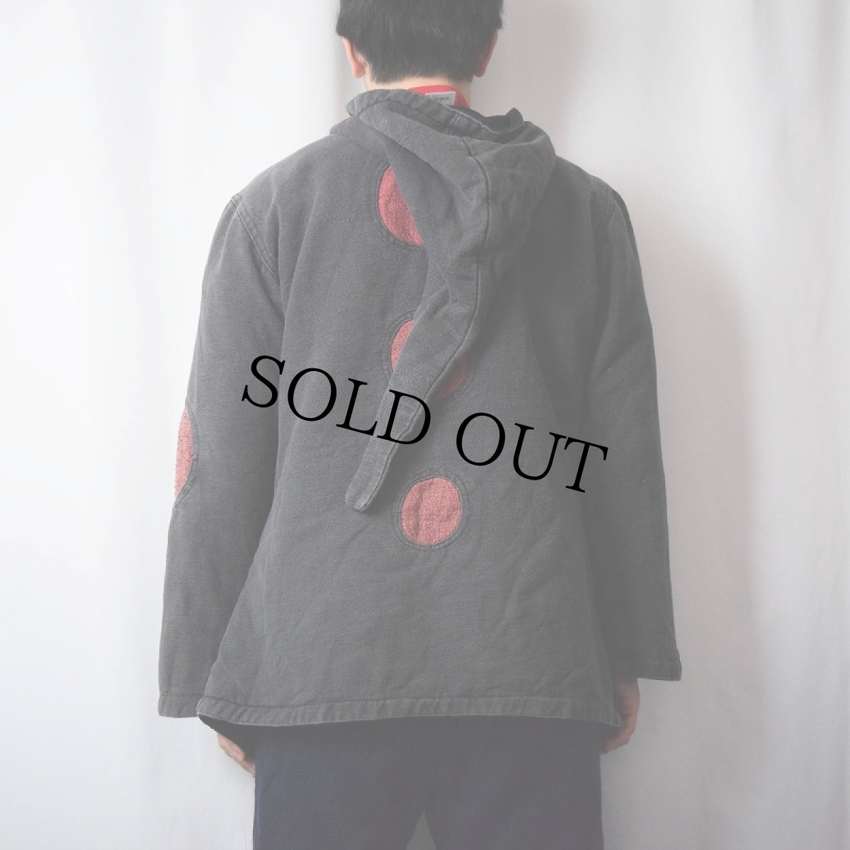 画像4: 裏フリース デザインジップパーカー (4)