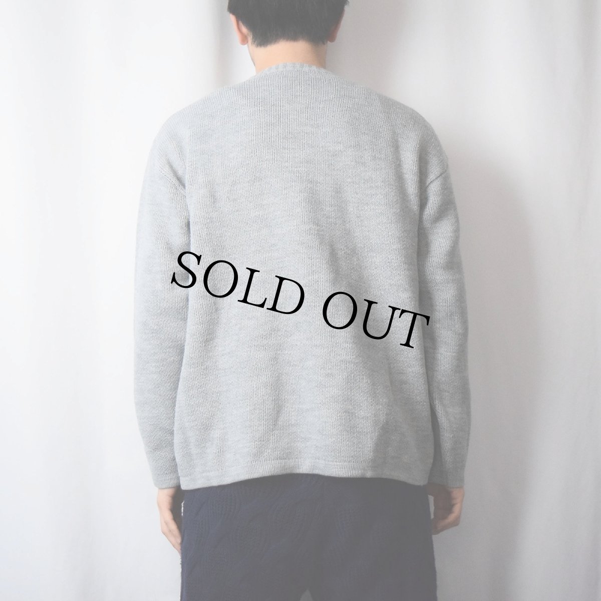 画像3: "彫秀" 柄編みニットセーター (3)