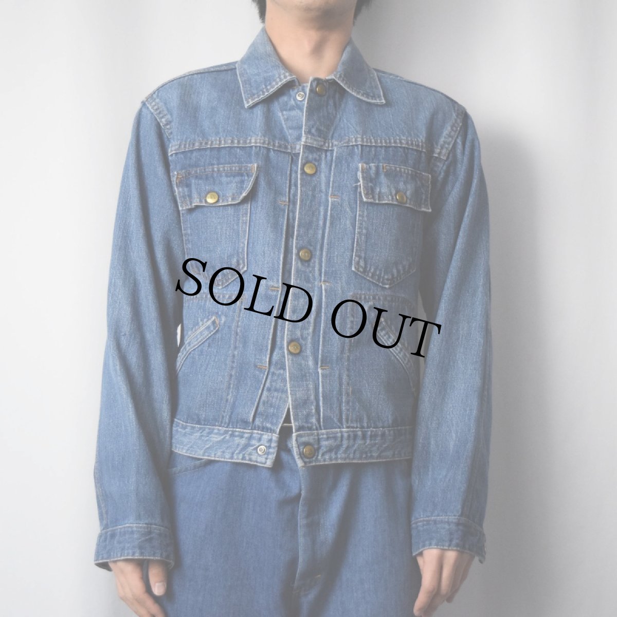 画像2: 60〜70's ELY USA製 デニムジャケット (2)