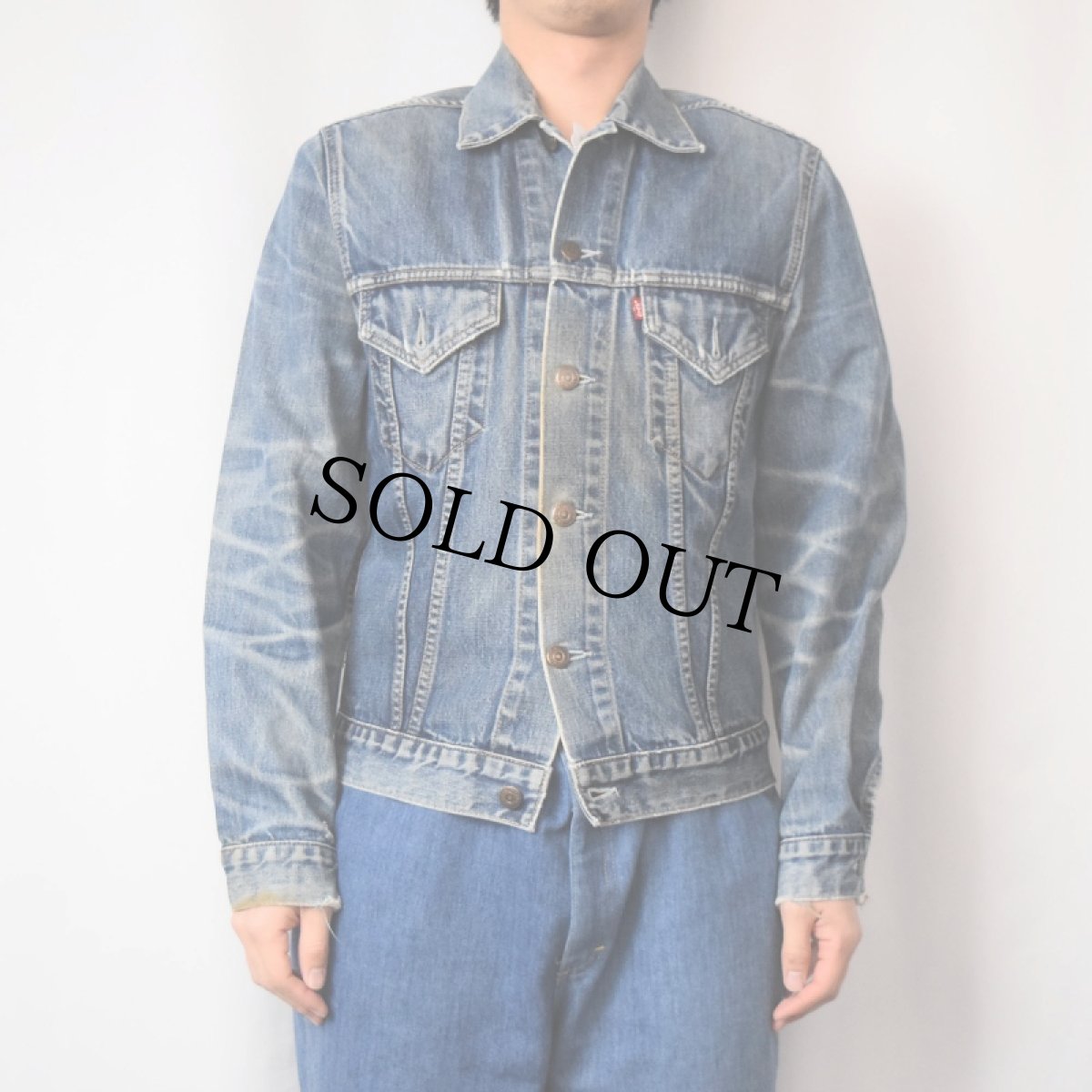 画像2: EURO Levi's 70500-04 デニムジャケット M (2)