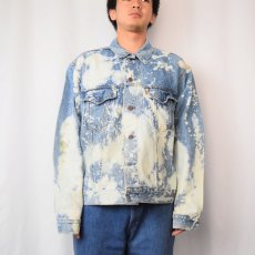 画像2: Levi's 75505-0212 CANADA製 タイダイ デニムジャケット 50 (2)