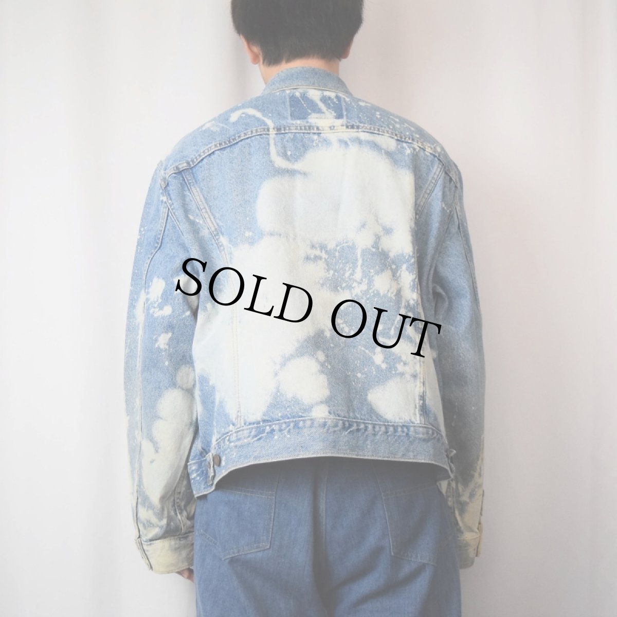 画像3: Levi's 75505-0212 CANADA製 タイダイ デニムジャケット 50 (3)