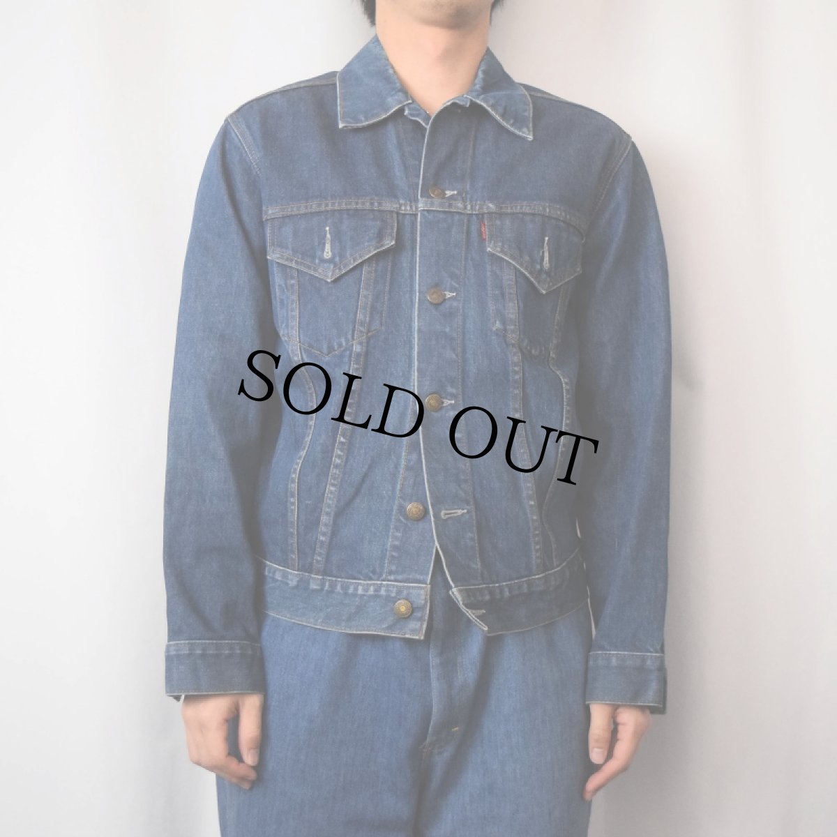 画像2: 80's Levi's 75505-0217 デニムジャケット 40 (2)