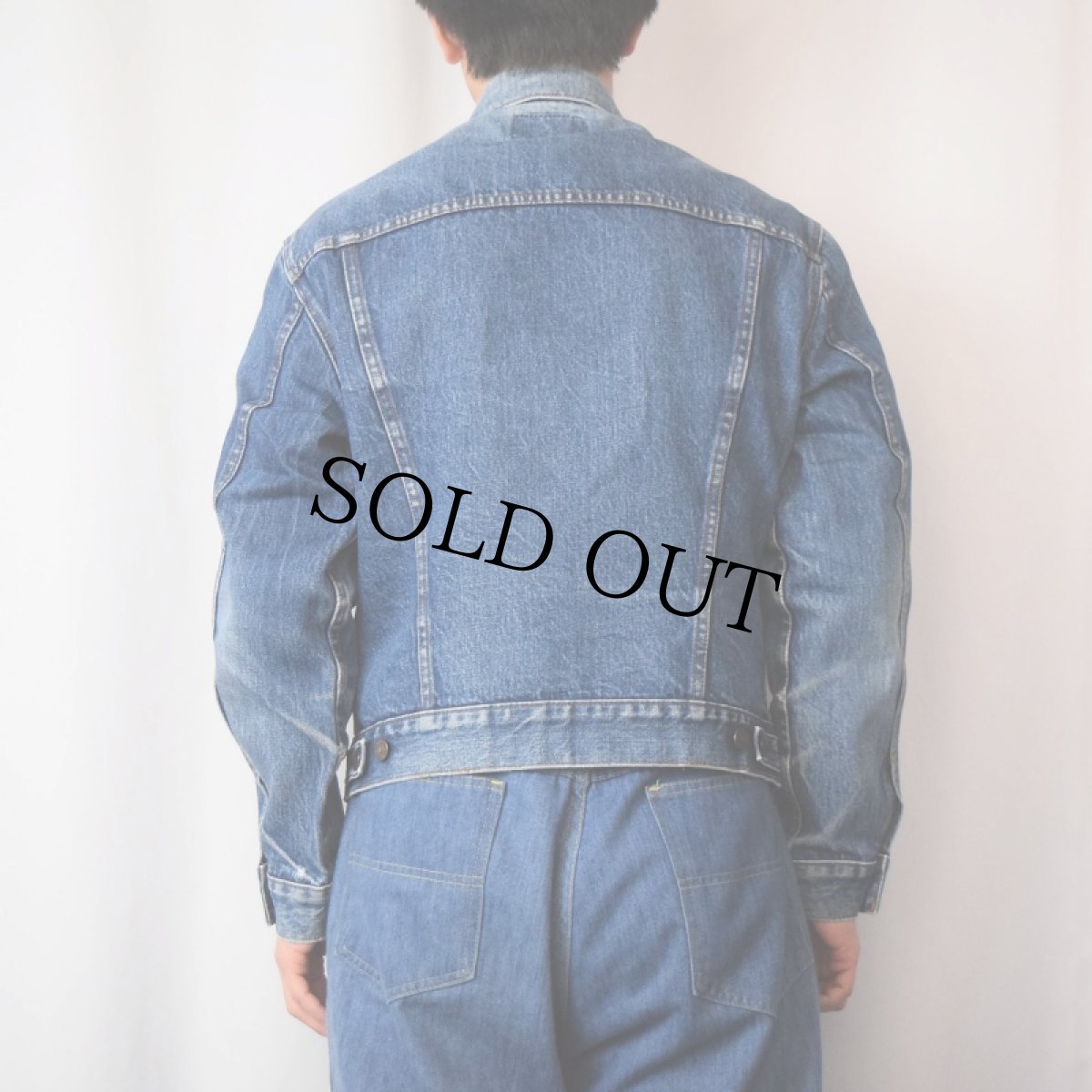 画像3: 80's Levi's 70506-0217E ハンドポケット無し デニムジャケット 44 (3)