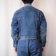 画像3: 80's Levi's 70506-0217E ハンドポケット無し デニムジャケット 44 (3)