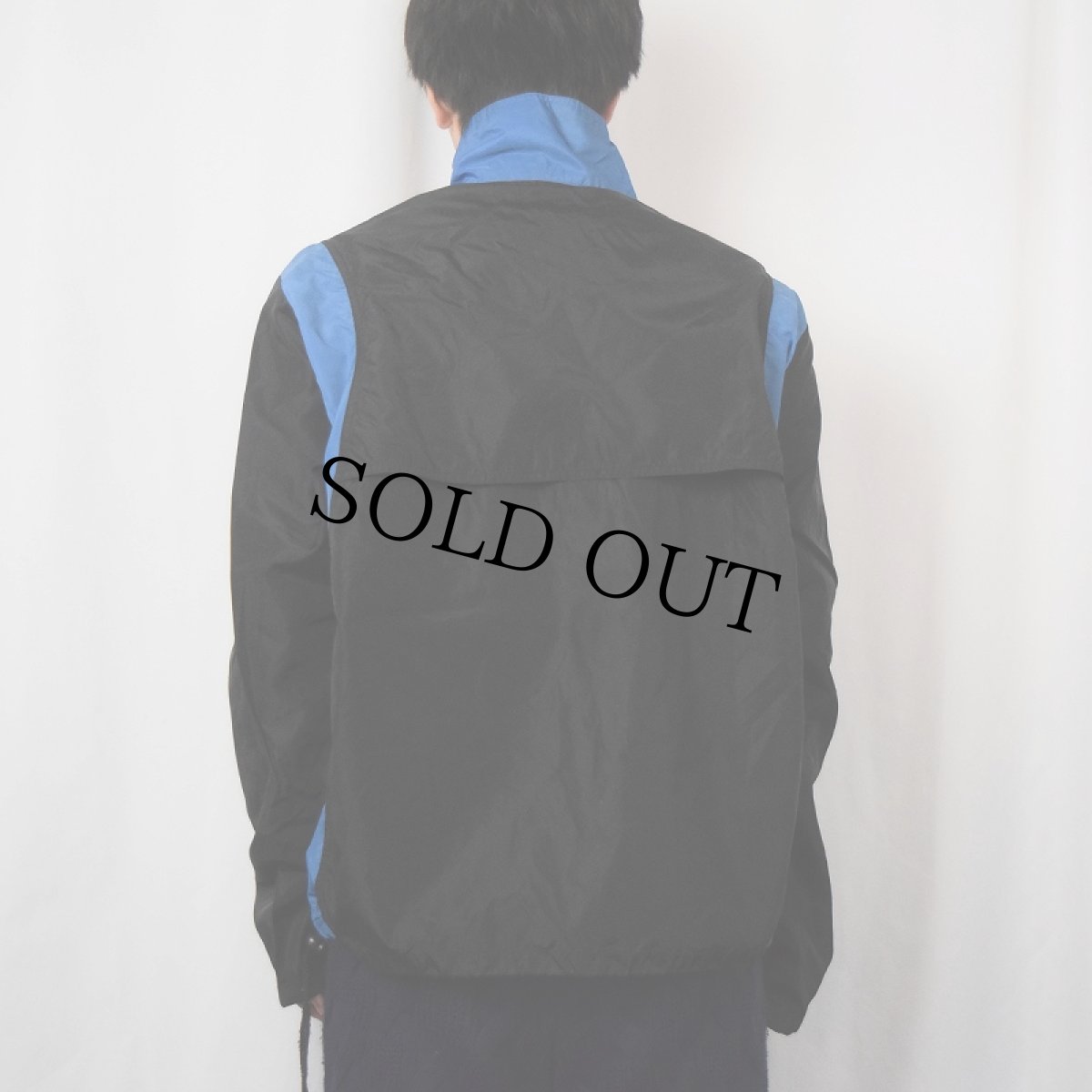 画像3: 90's NIKE ハーフジップ ツートーンナイロンジャケット XL (3)