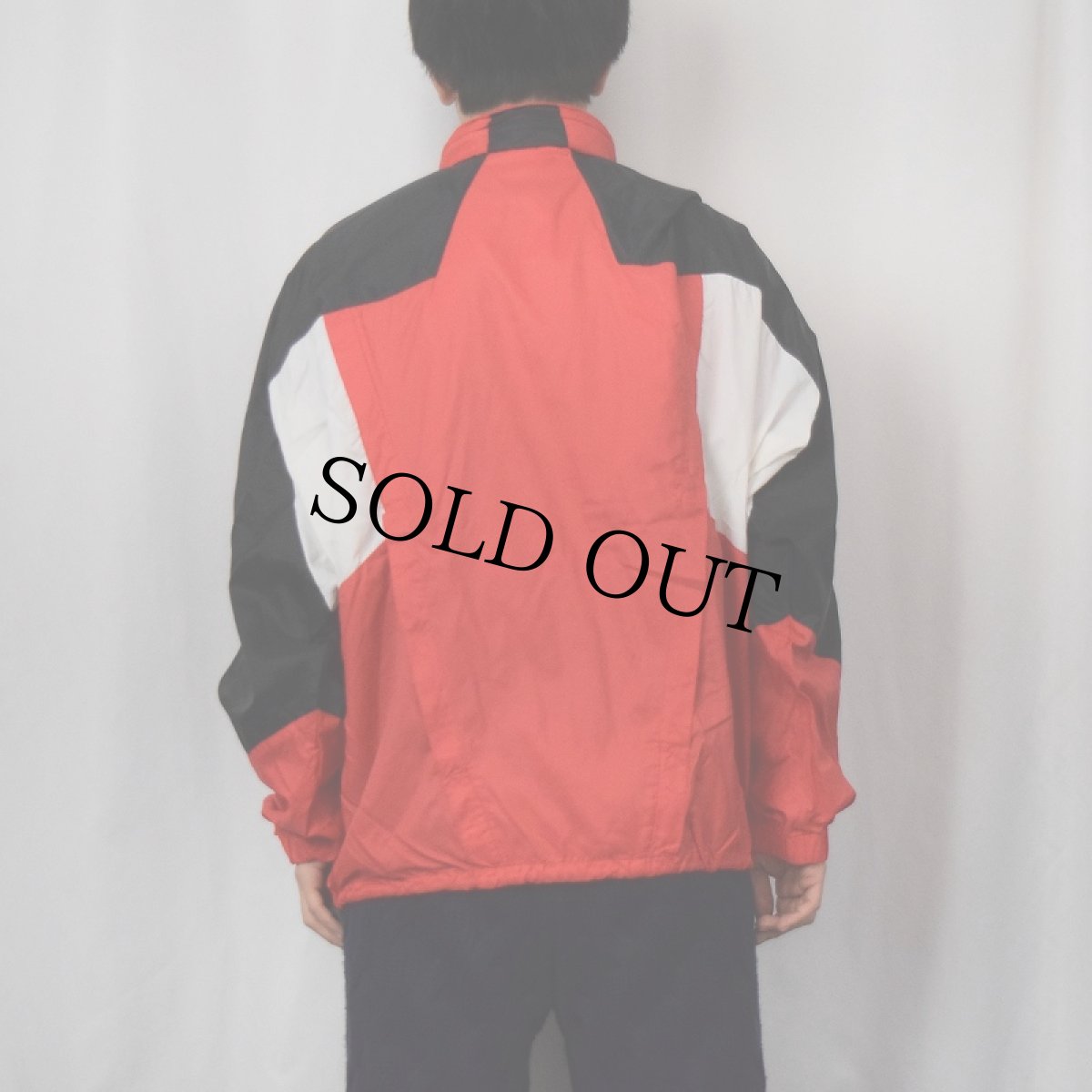 画像3: 90's NIKE 切り替えナイロンジャケット L (3)