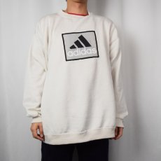 画像2: 90〜2000's adidas USA製 パッチ付きスウェット L (2)