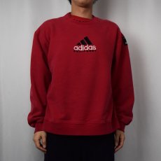 画像2: 90's adidas EQUIPMENT ロゴ刺繍スウェット M (2)