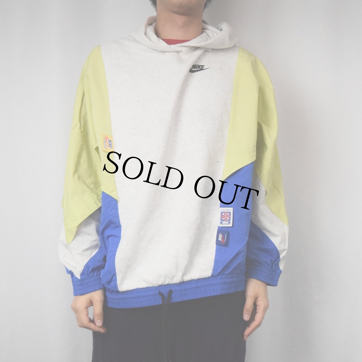 画像2: NIKE NSW アイコン クラッシュパーカー M (2)