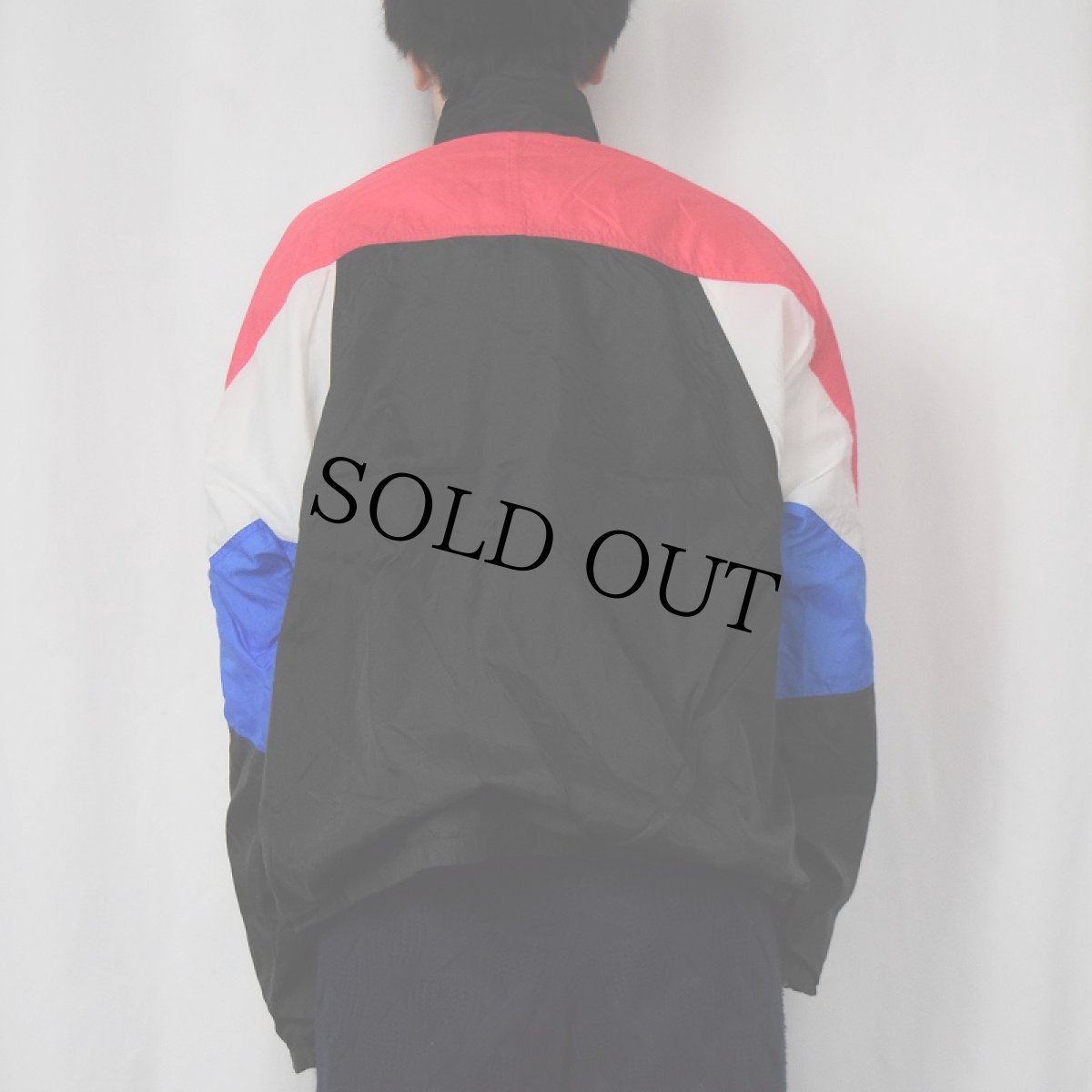 画像3: 90's NIKE 切り替えナイロンジャケット (3)