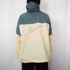 画像3: NIKE ツートーン プルオーバー ナイロンパーカー L (3)