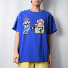 画像2: 2002 Nintendo タヌキマリオ キャラクタープリントTシャツ (2)