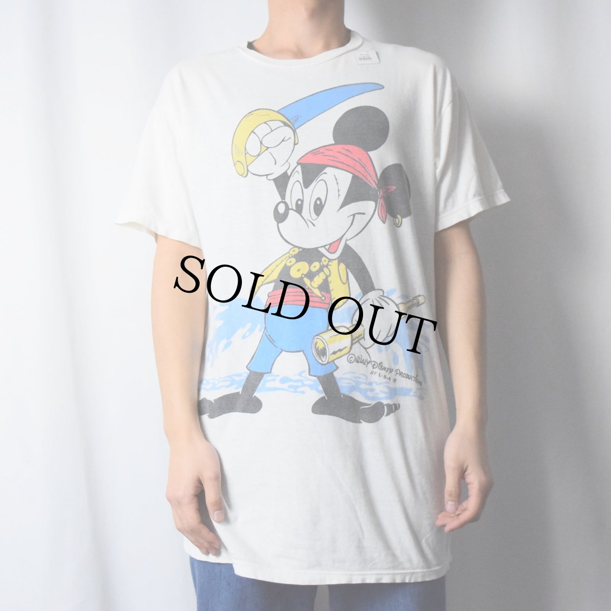 画像2: Disney MICKEY MOUSE キャラクタープリントTシャツ (2)