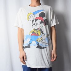 画像2: Disney MICKEY MOUSE キャラクタープリントTシャツ (2)