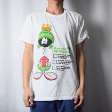 画像2: 【SALE】 90's Looney Tunes USA製 Marvin the Martian キャラクタープリントTシャツ M (2)