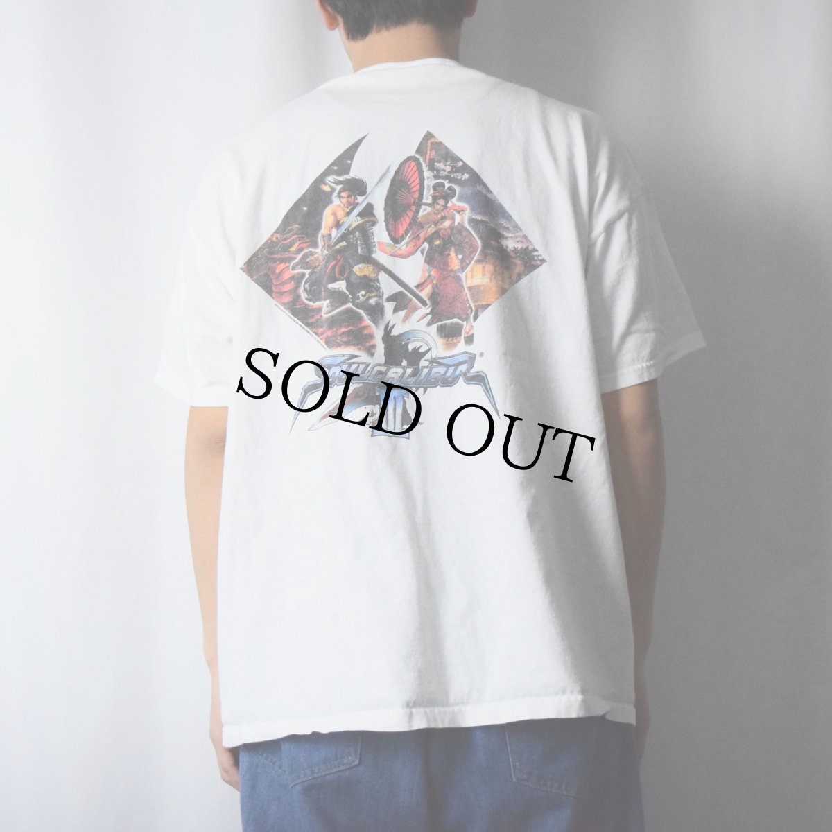 画像3: 2000's SOULCALIBUR II ゲームプリントTシャツ XL (3)