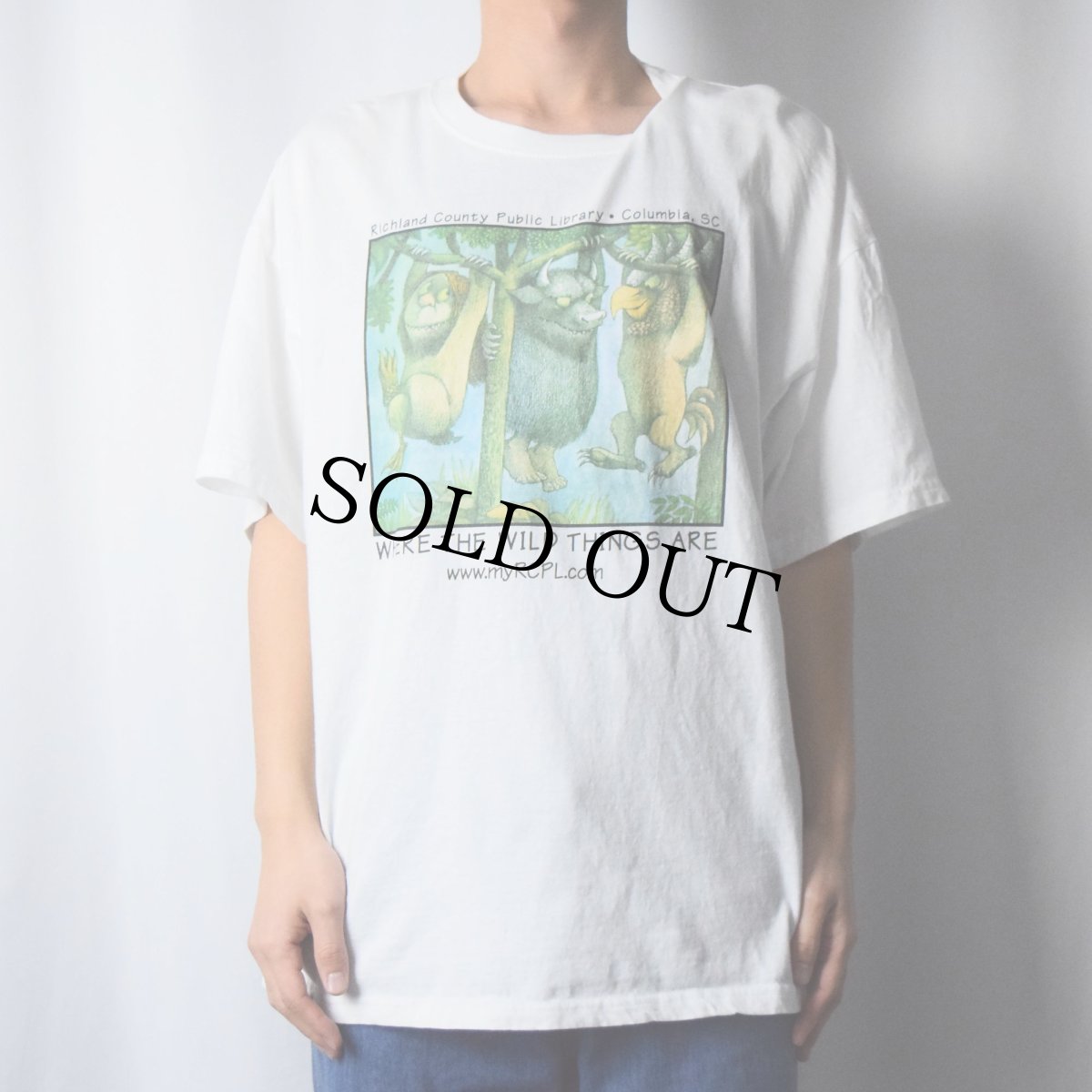 画像2: かいじゅうたちのいるところ 絵本プリントTシャツ (2)