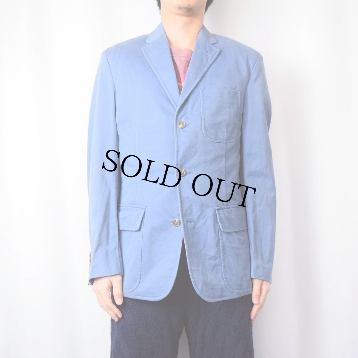 画像2: POLO Ralph Lauren コットンテーラードジャケット S (2)