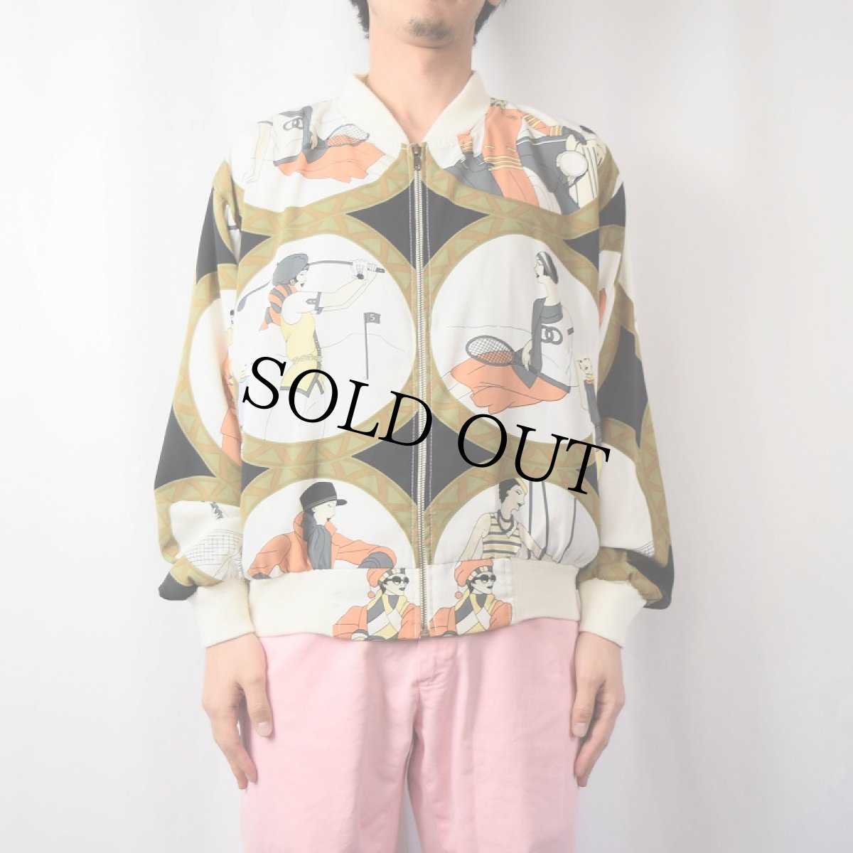 画像2: silkworm's 女性柄ブルゾン (2)