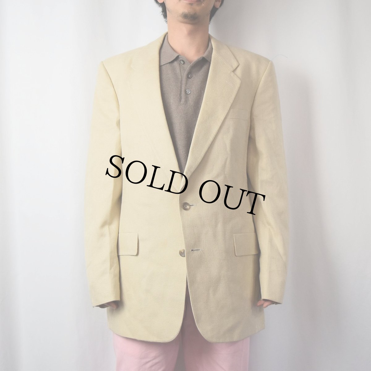 画像2: 80's Christian Dior シルクテーラードジャケット (2)