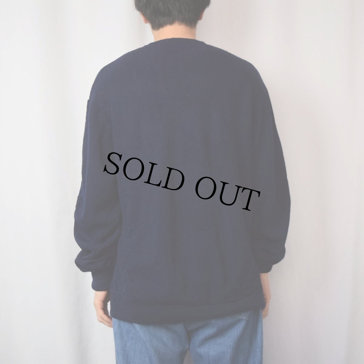 画像3: 80's The Fox JCPenney アクリルニットカーディガン NAVY L (3)