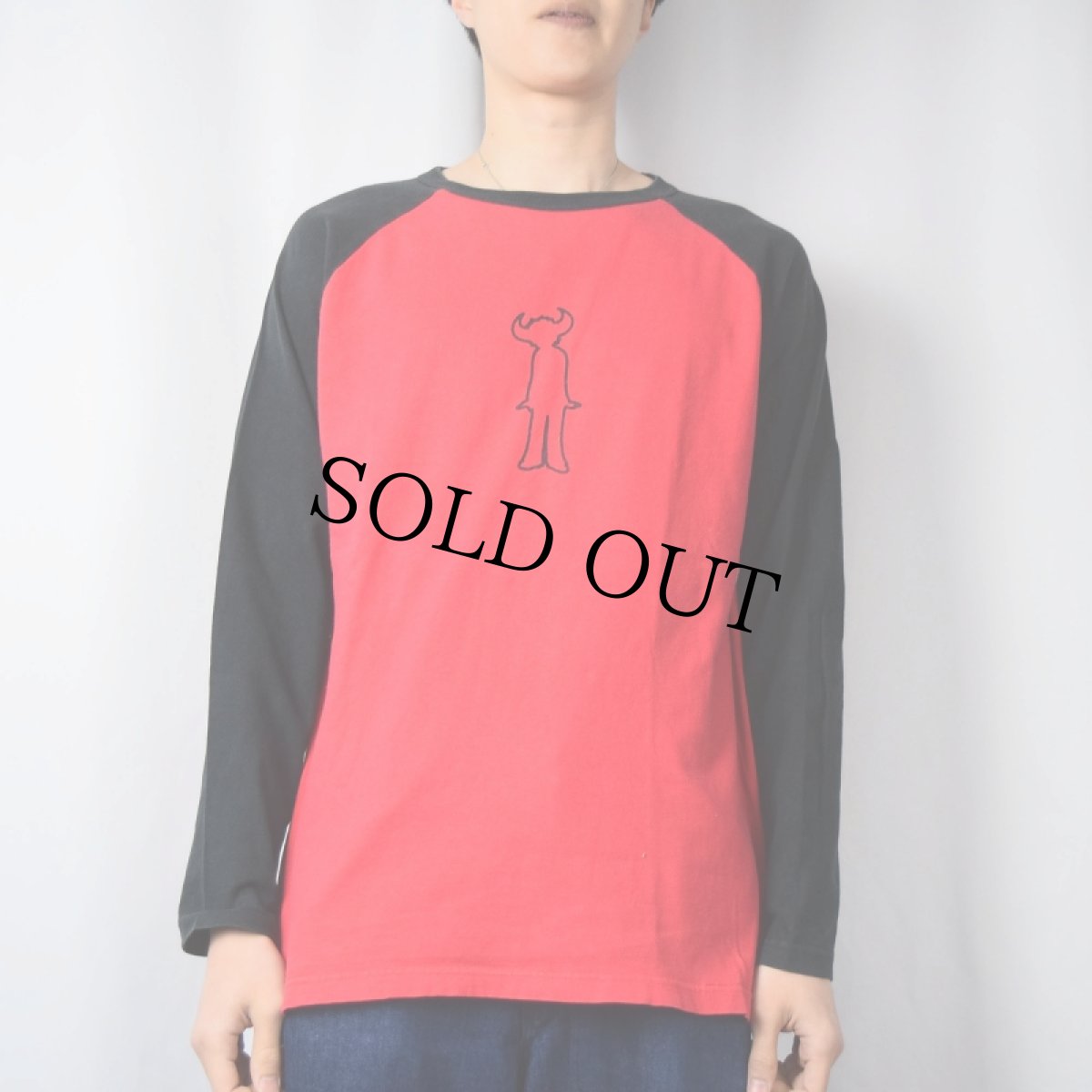 画像2: 2000's Levi's Jamiroquai アーティストプリント ラグランロンT L (2)