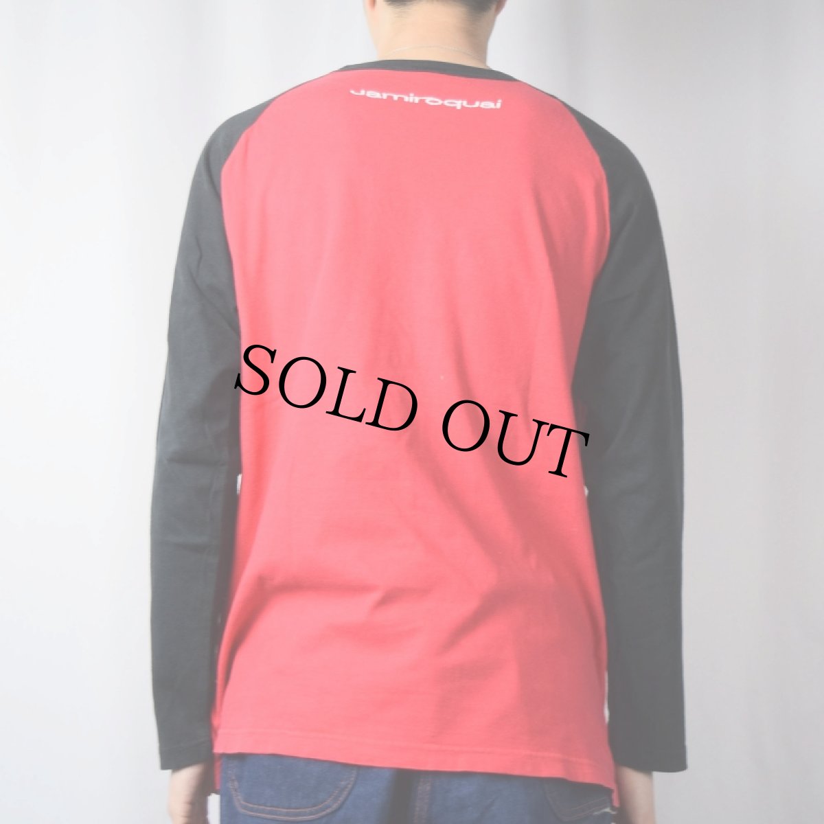 画像3: 2000's Levi's Jamiroquai アーティストプリント ラグランロンT L (3)