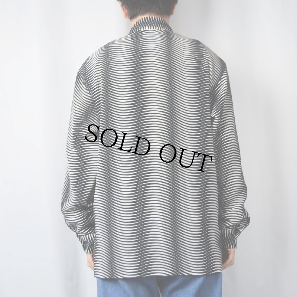 画像3: 80〜90's Monzini USA製 総柄デザインポリシャツ M (3)