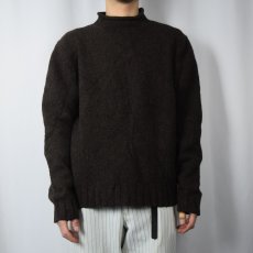 画像2: J.CREW ロールネック ウールニットセーター L (2)
