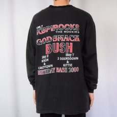 画像3: 2000's GODSMACK "Bush Birthday Bash" ヘヴィメタルバンド プリントロンT XL (3)