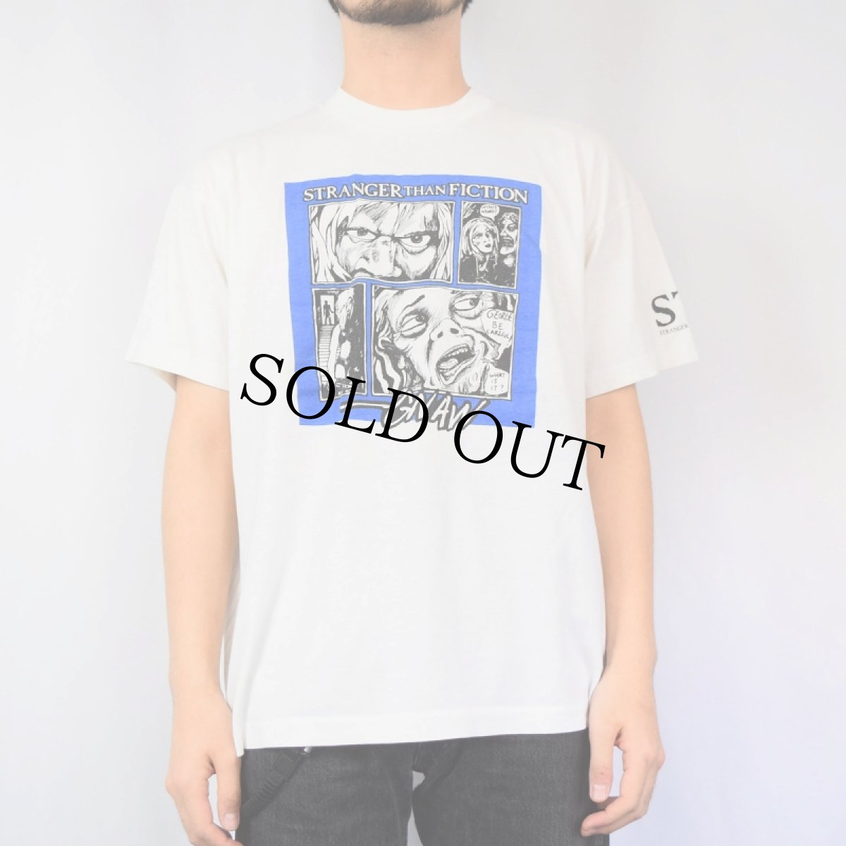 画像3: 90's GNAW "STRANGER THAN FICTION" USA製 ノイズ・メタルバンド アルバムプリントTシャツ XL (3)