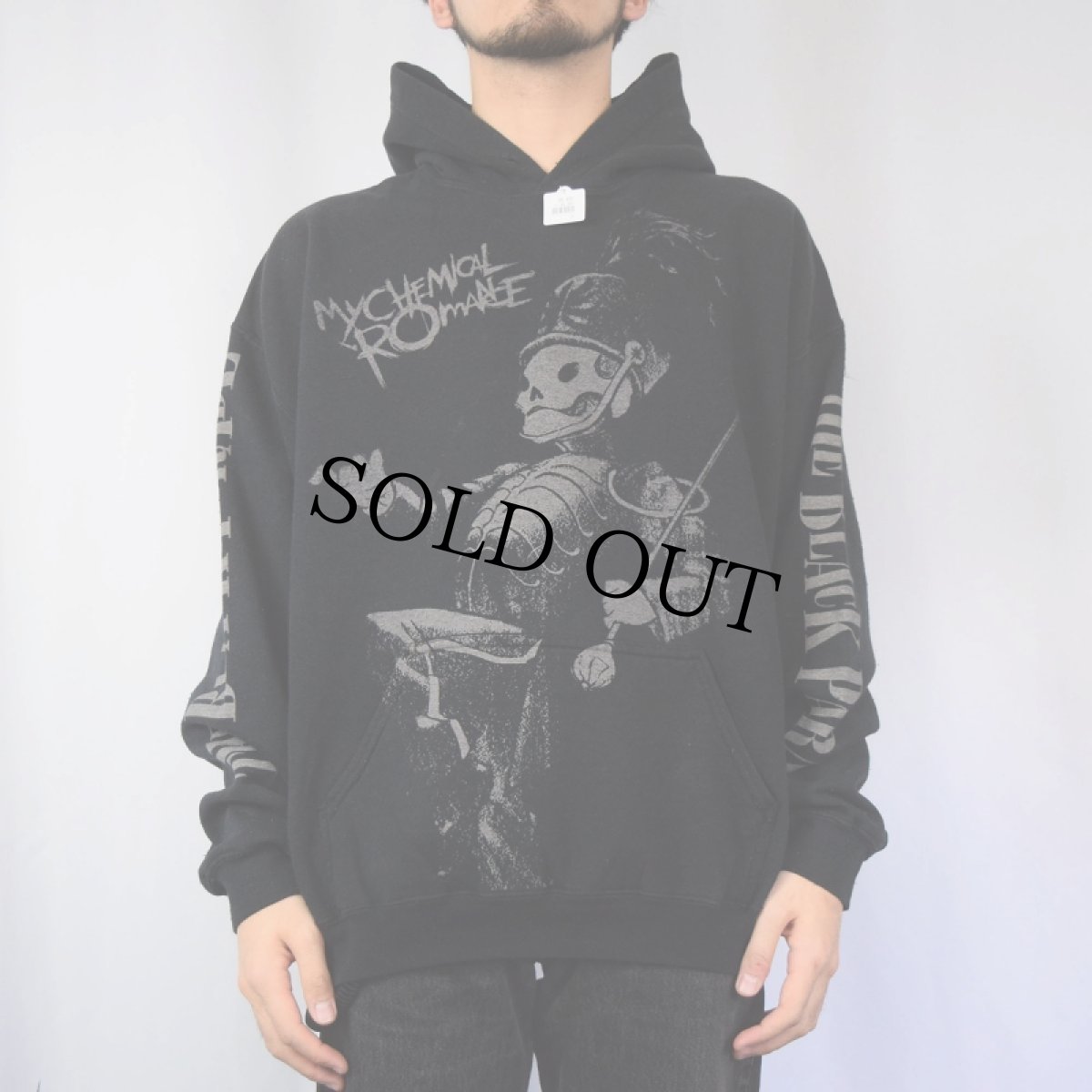 画像2: MY CHEMICAL ROMANCE "The Black Parade" ロックバンド アルバムスウェットフーディー XL (2)