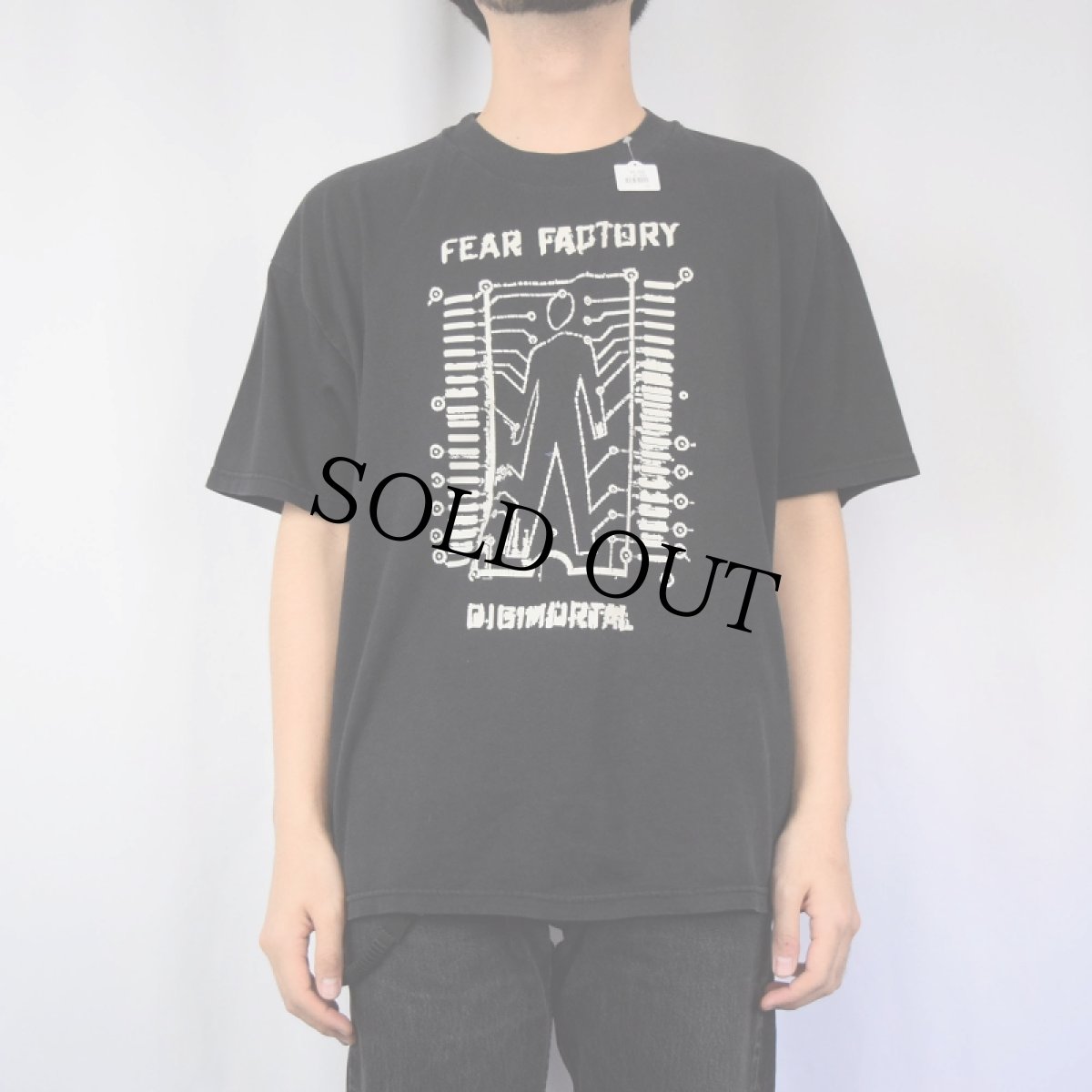 画像3: FEAR FACTORY "Digimortal" インダストリアル・メタルバンド アルバムプリントTシャツ XL (3)