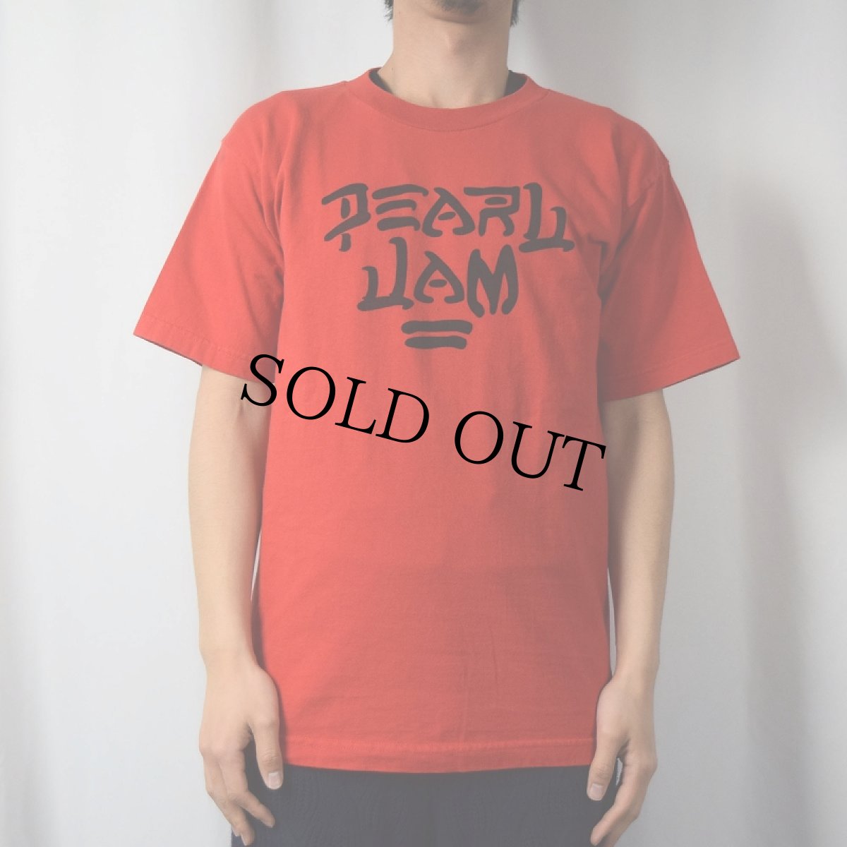 画像2: PEARL JAM USA製 "THRASHERフォントパロディ" オルタナティヴロックバンドTシャツ M (2)