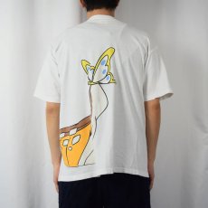 画像3: 90's Disney "Bambi" キャラクタープリントTシャツ XL (3)
