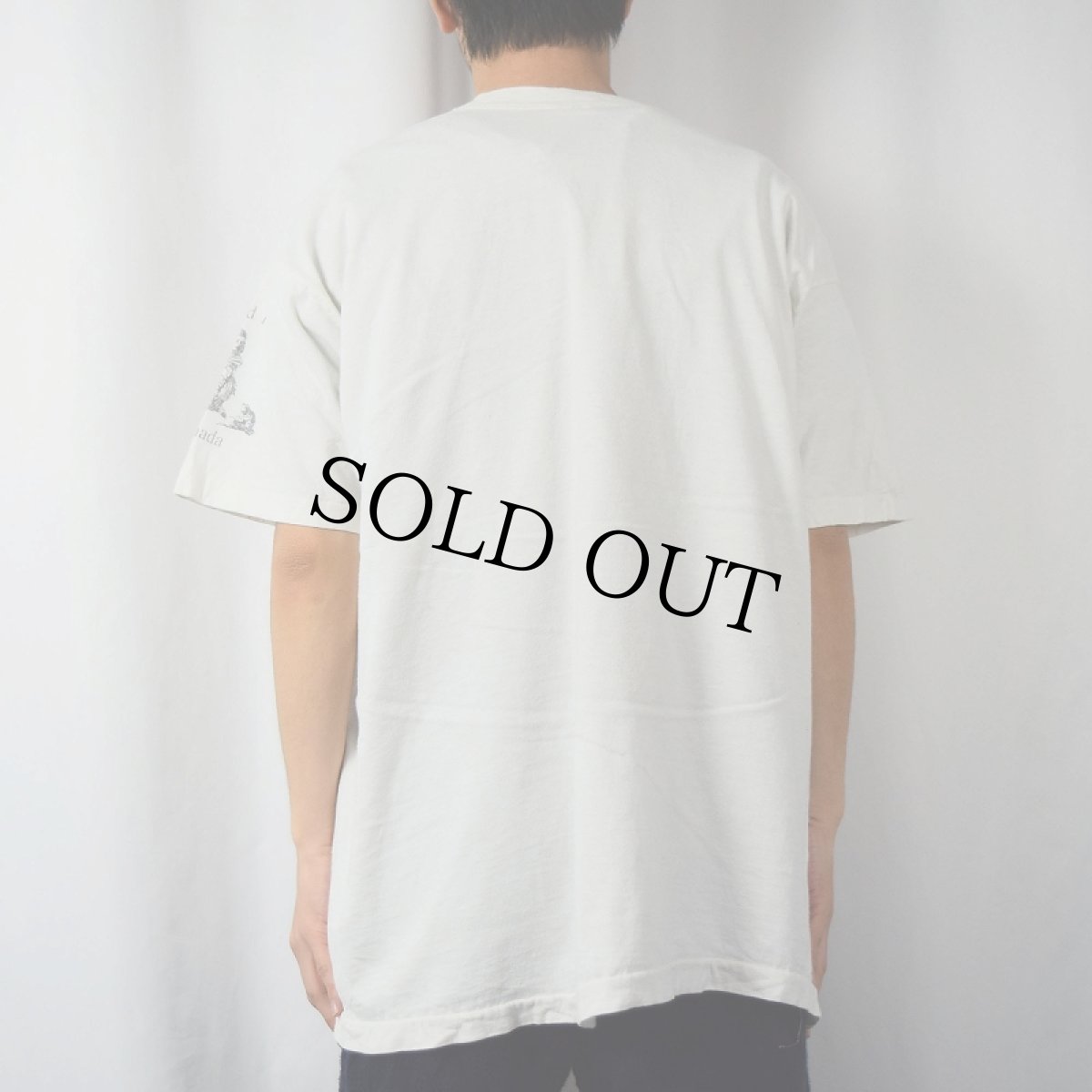 画像3: 【お客様お支払処理中】90's Alice in Wonderland CANADA製 "Mad Hatter" キャラクターイラストTシャツ XL (3)