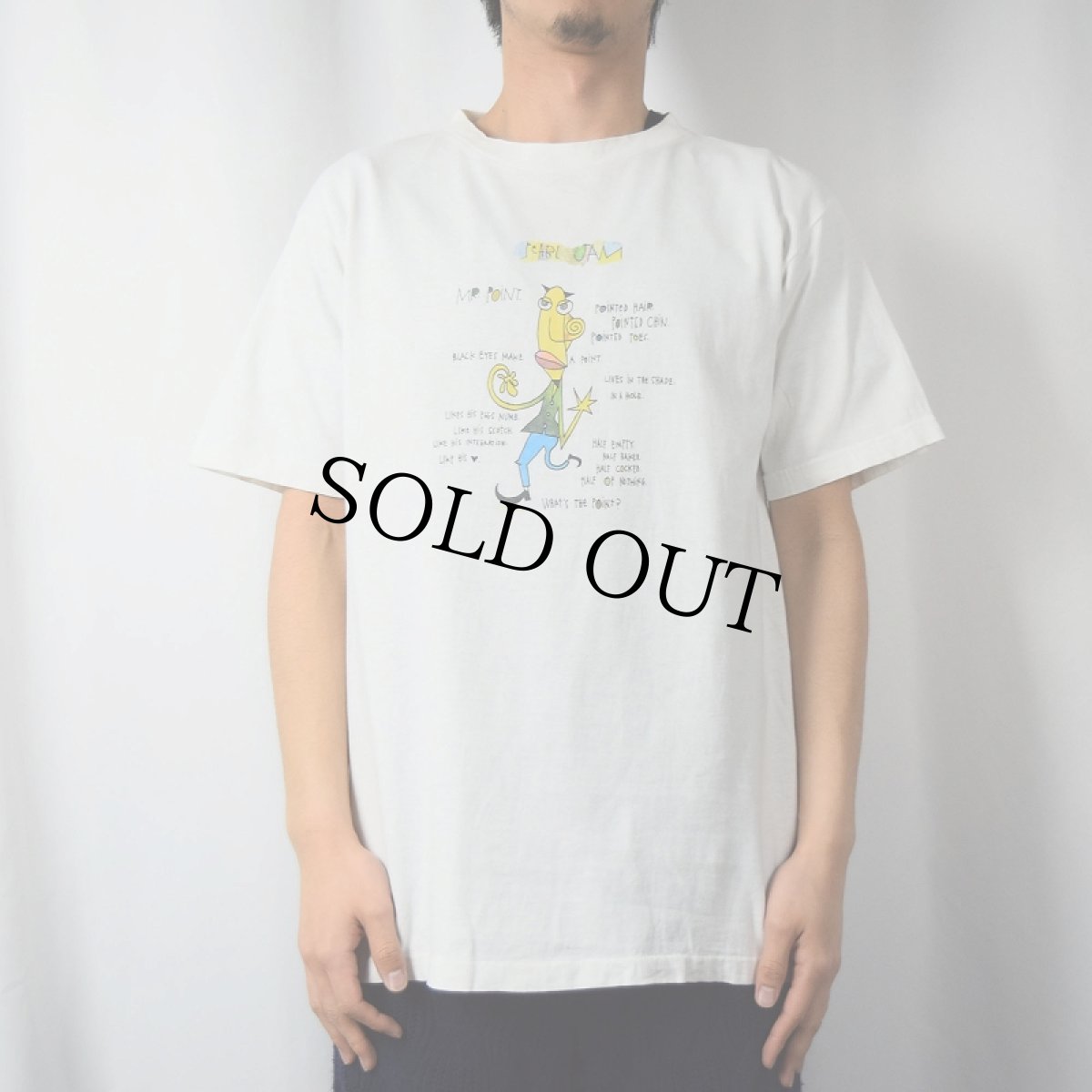 画像2: 【お客様お支払処理中】90's PEARL JAM USA製 "MR.POINT TOUR" オルタナティブロックバンド ツアーTシャツ L (2)