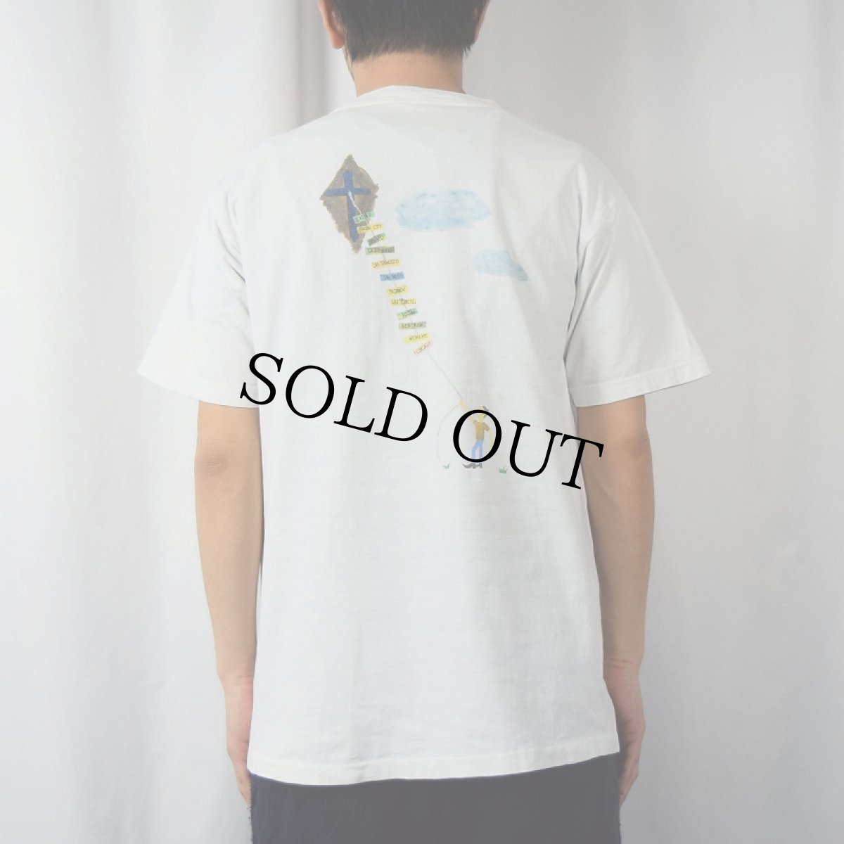 画像3: 【お客様お支払処理中】90's PEARL JAM USA製 "MR.POINT TOUR" オルタナティブロックバンド ツアーTシャツ L (3)