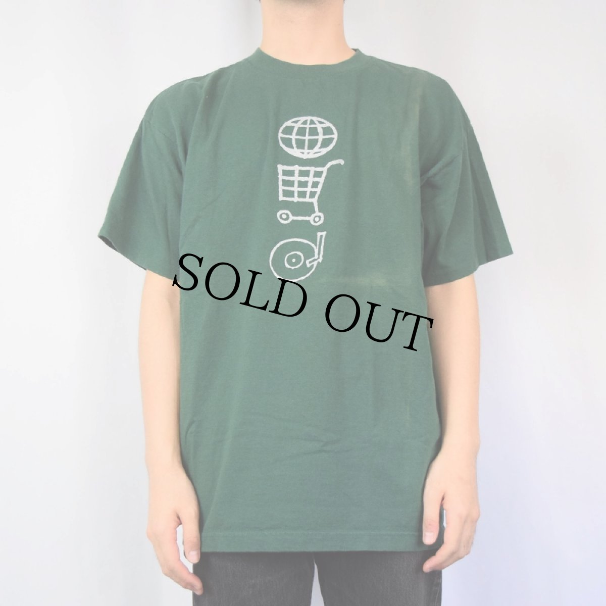 画像3: U2 "POP" ロックバンド アルバムプリントTシャツ XL (3)