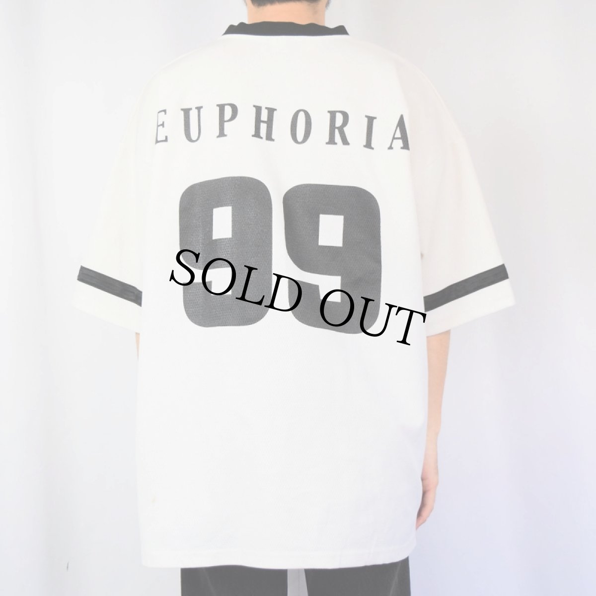 画像3: 90's DEF LEPPARD USA製 ロックバンドプリント メッシュゲームシャツ (3)