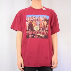 画像2: THE BEATLES "Sgt Pepper's Lonely Hearts Club Band" ロックバンドプリントTシャツ XL (2)