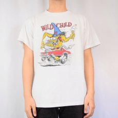 画像2: Rat Fink WILD CHILD キャラクタープリントTシャツ L (2)
