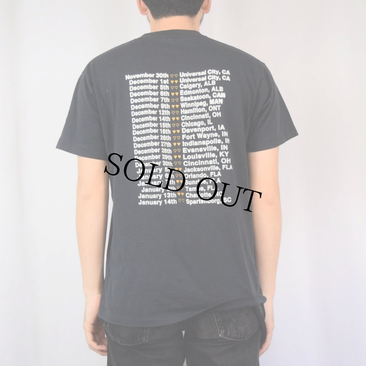 画像3: 80's JOAN JETT AND THE BLACKHEARTS USA製 ミュージシャンツアーTシャツ L (3)