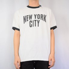画像3: NEW YORK CITY (As Worn By John Lennon)  リンガーTシャツ L (3)