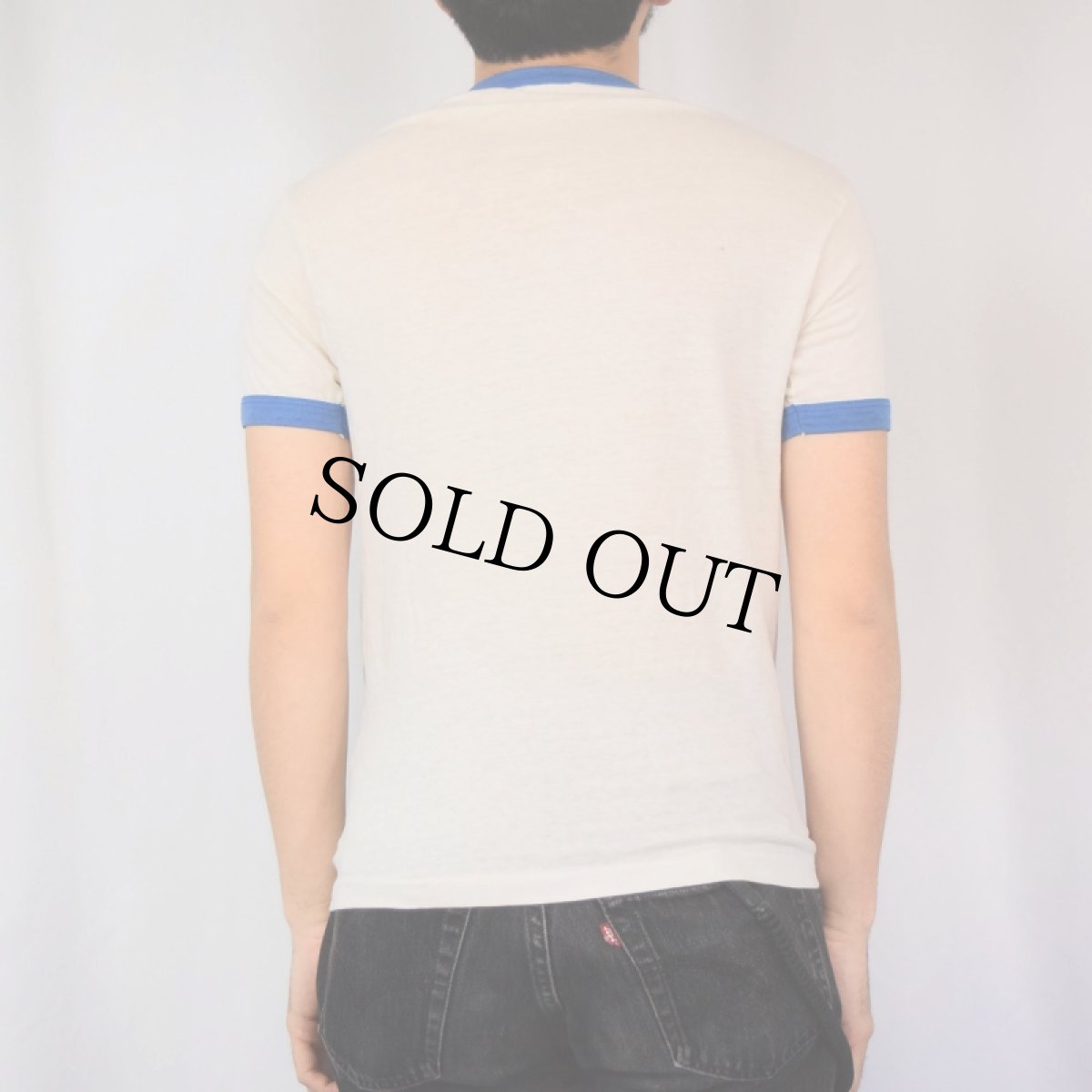 画像3: 80's THE BEATLES USA製 ロックバンド リンガーTシャツ M (3)