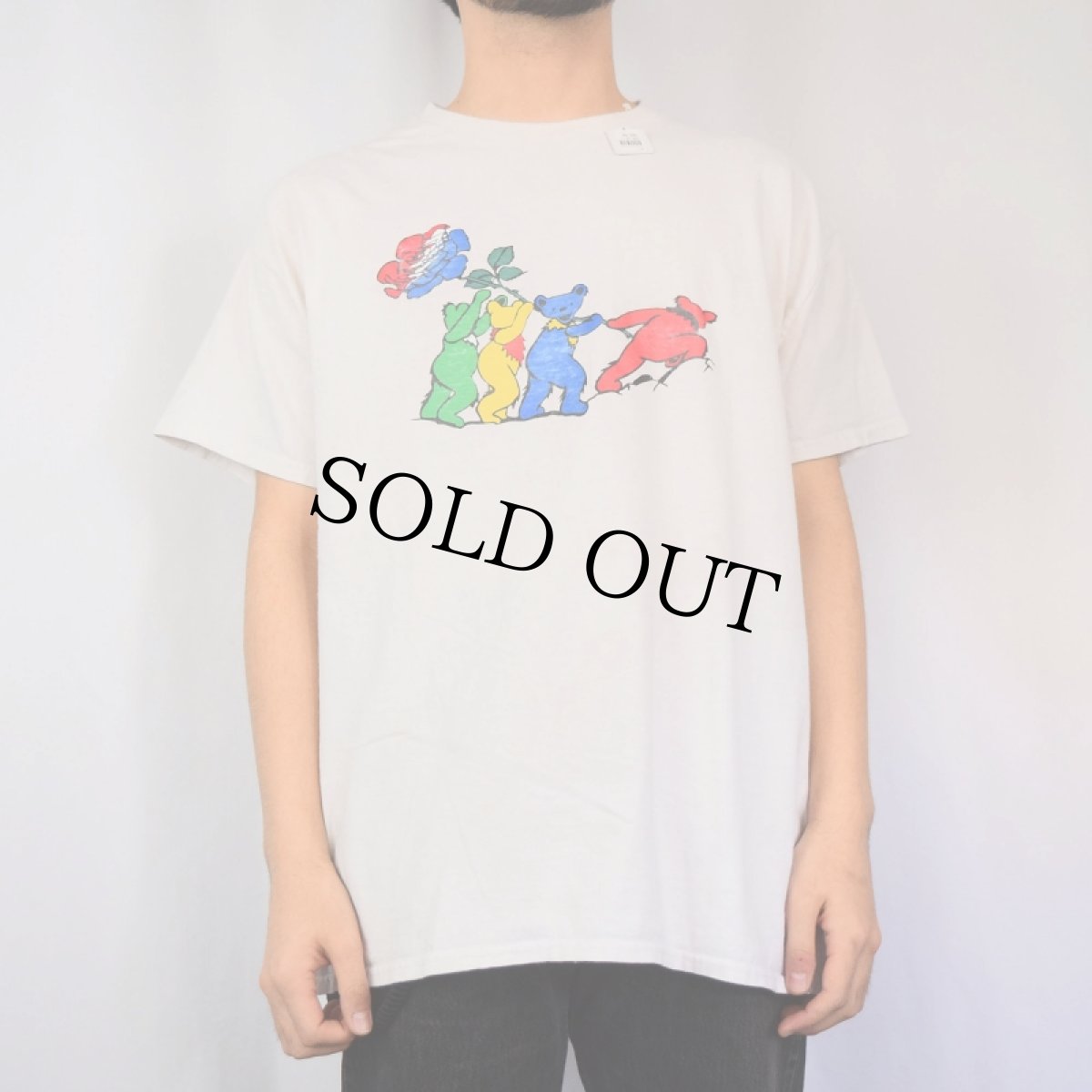 画像2: ブート GRATEFUL DEAD ロックバンドプリントTシャツ (2)