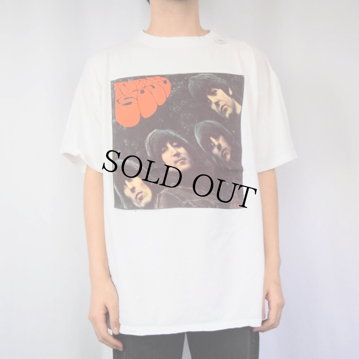 画像2: 90's THE BEATLES USA製 "RUBBER SOUL" ロックバンドアルバムTシャツ XL (2)