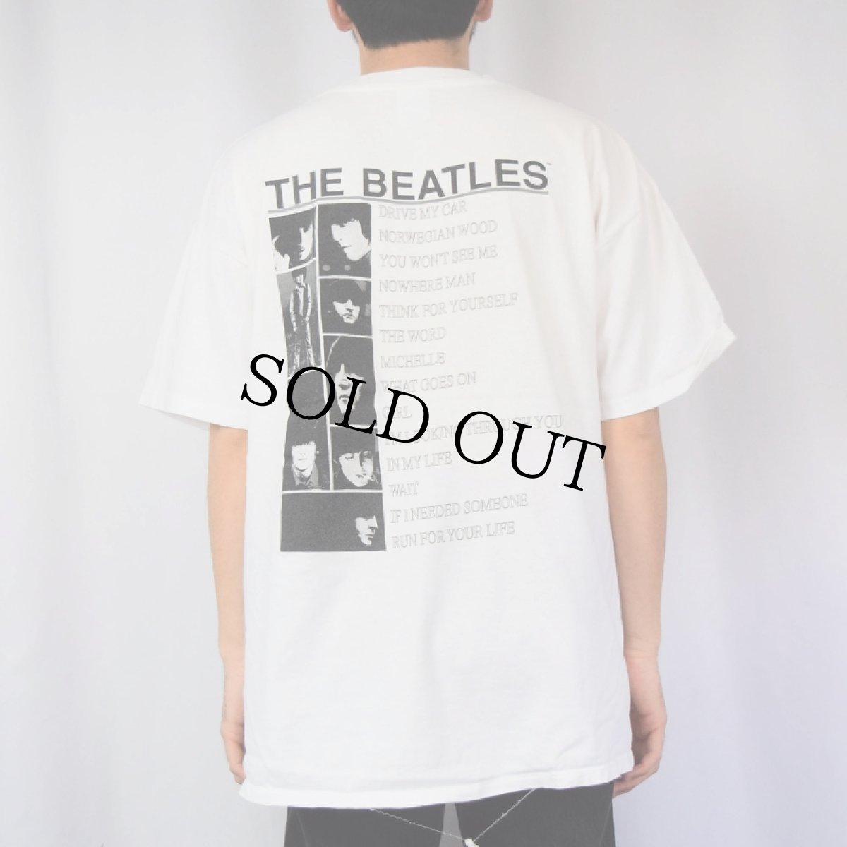 画像3: 90's THE BEATLES USA製 "RUBBER SOUL" ロックバンドアルバムTシャツ XL (3)